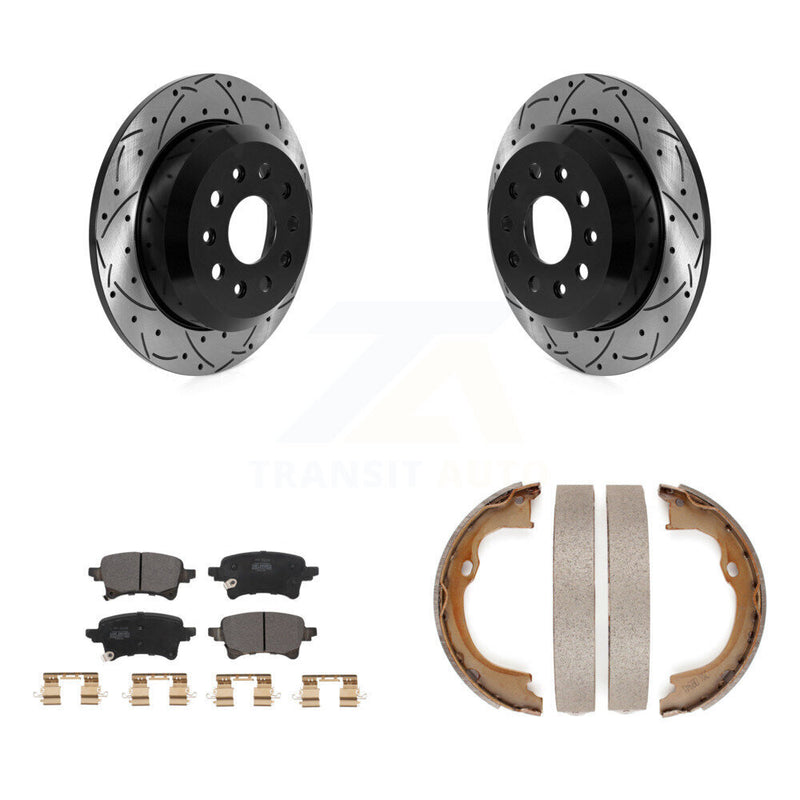 Transit Auto KDF-101416 Disc Brake Kit for 2021 Jeep Wrangler - Rear
