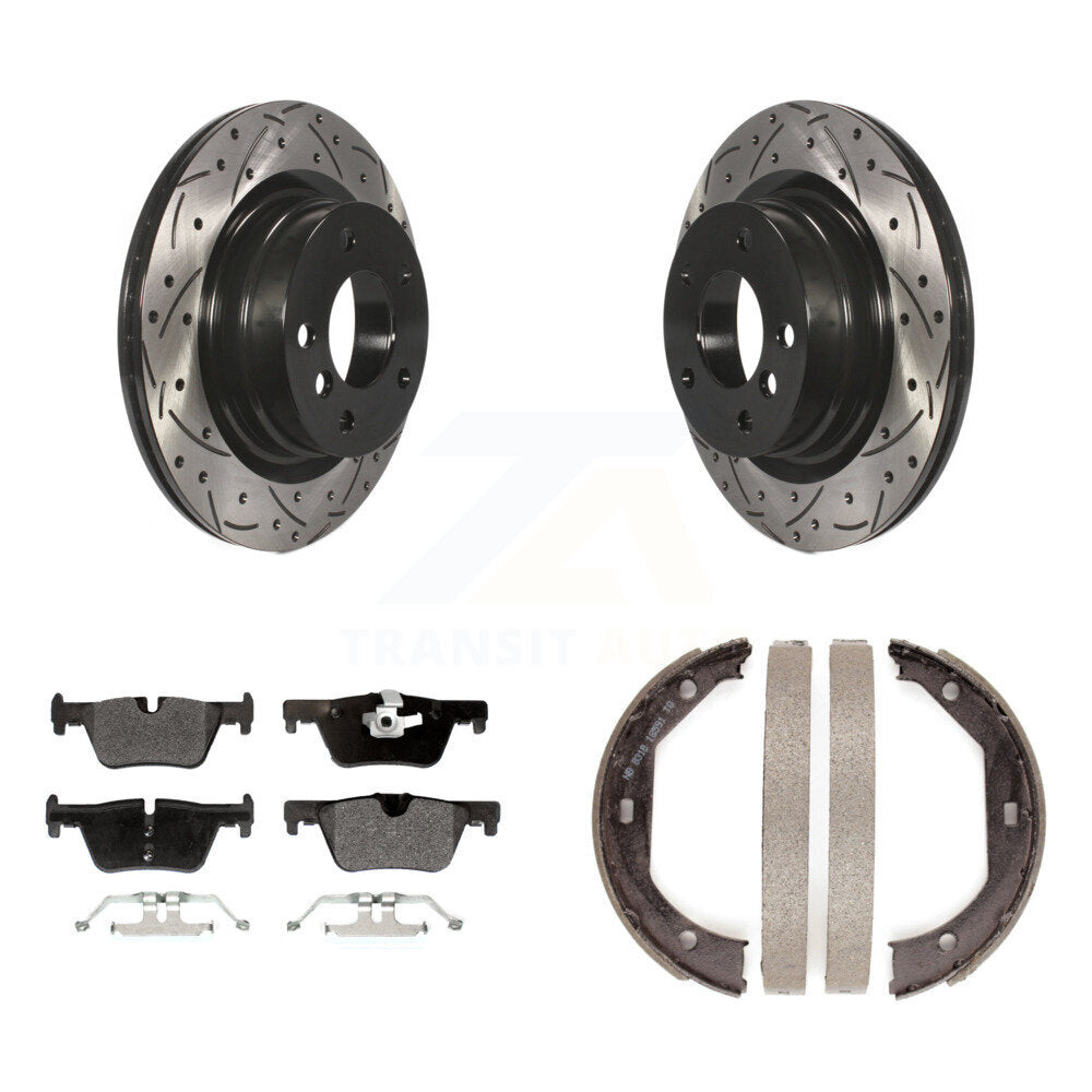 Transit Auto KDF-101417 Disc Brake Kit for 2012-2013 BMW 328i - Rear