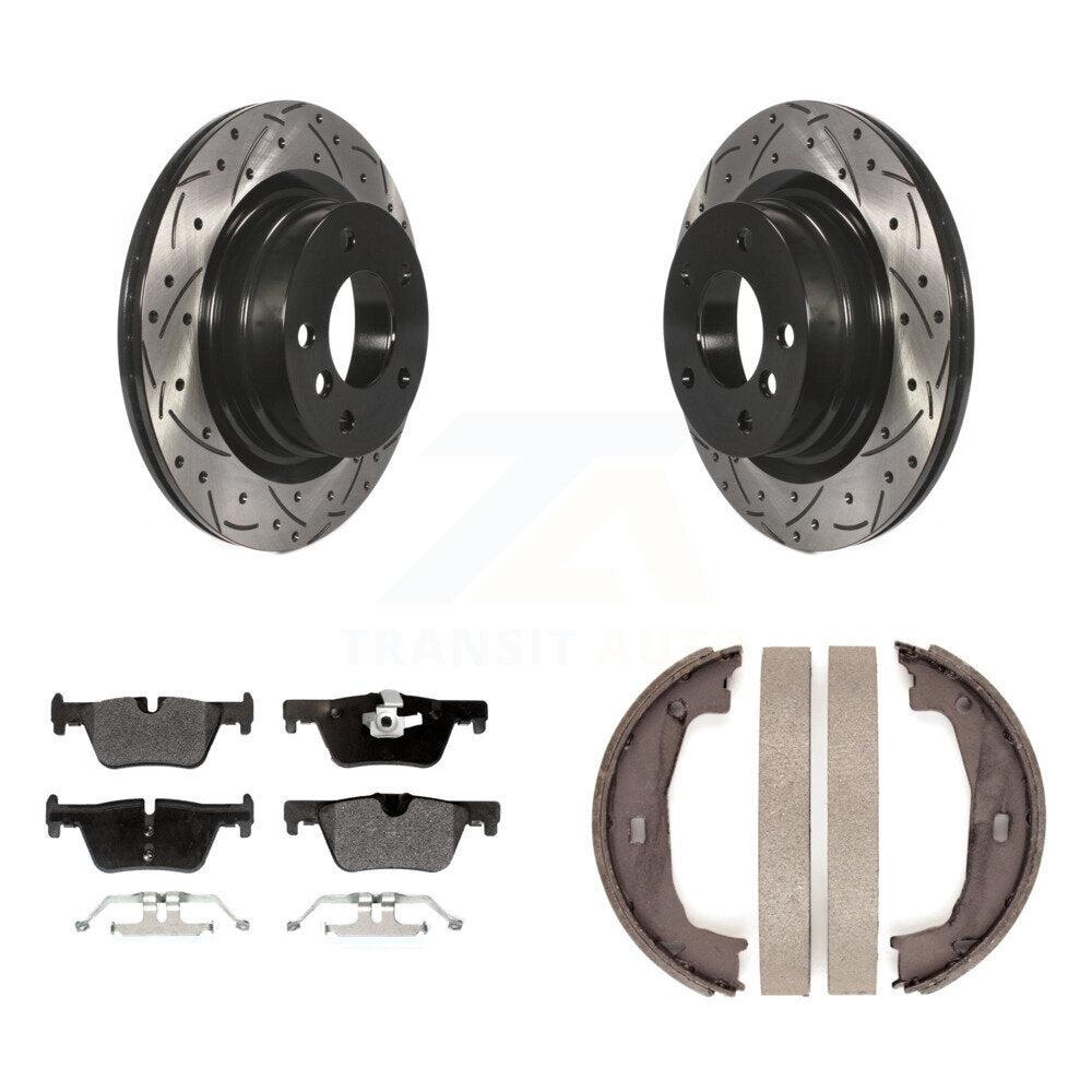 Transit Auto KDF-101418 Disc Brake Kit for 2012-2021 BMW 230i, BMW 230i xDrive and More - Rear