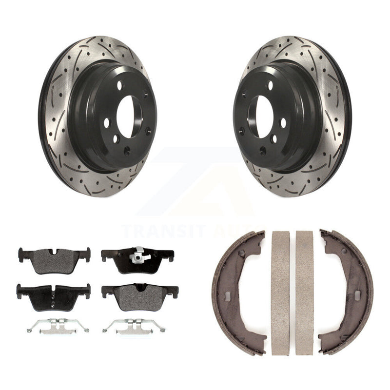 Transit Auto KDF-101422 Disc Brake Kit for 2013-2016 BMW 328i, BMW 428i and More - Rear