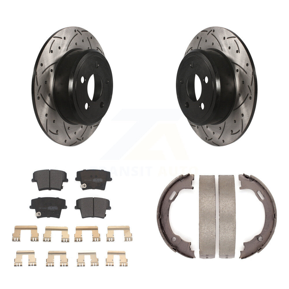 Transit Auto KDF-101429 Disc Brake Kit for 2005-2021 Dodge Challenger, Dodge Charger and More - Rear