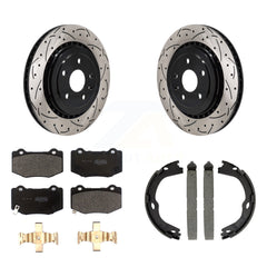 Transit Auto KDF-101437 Disc Brake Kit for 2016-2021 Chevrolet Camaro, Cadillac ATS - Rear