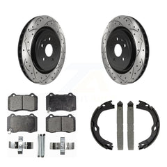 Transit Auto KDF-101438 Disc Brake Kit for 2016-2023 Chevrolet Camaro, Cadillac CTS - Rear