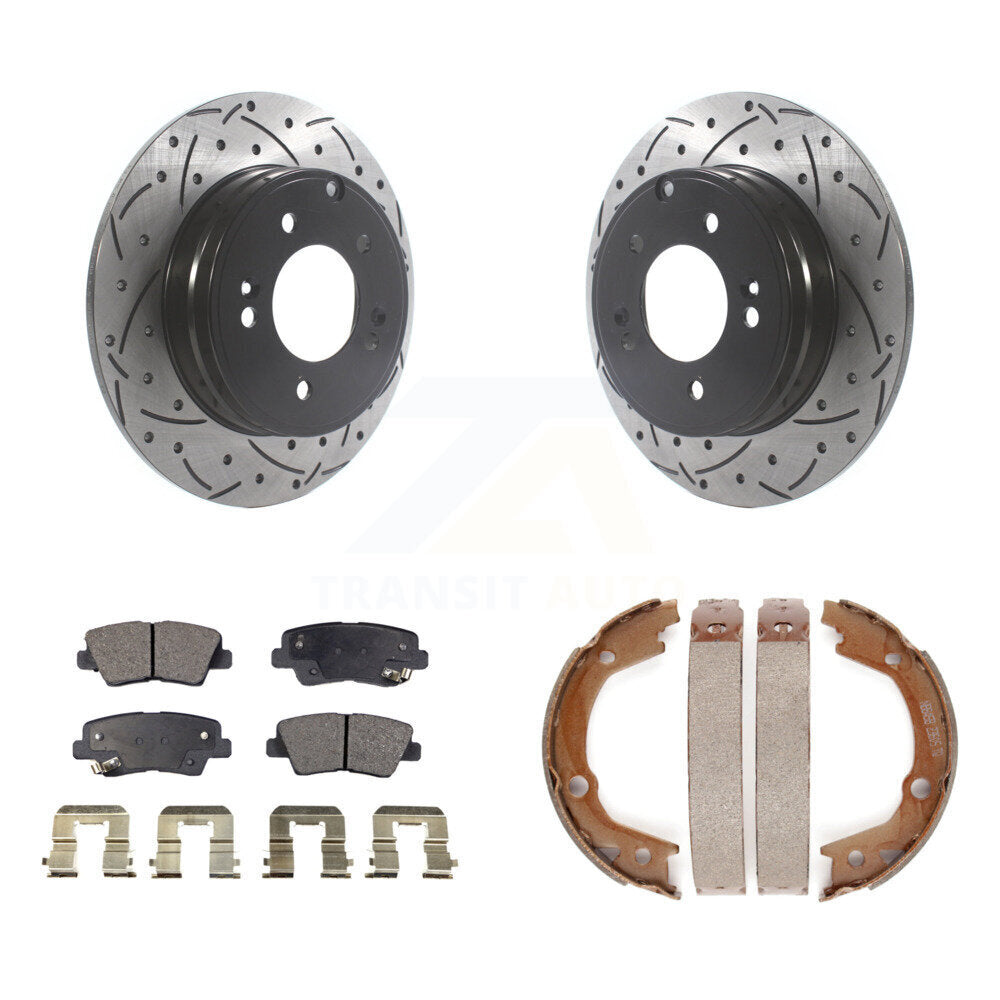 Transit Auto KDF-101442 Disc Brake Kit for 2008-2010 Hyundai Sonata - Rear