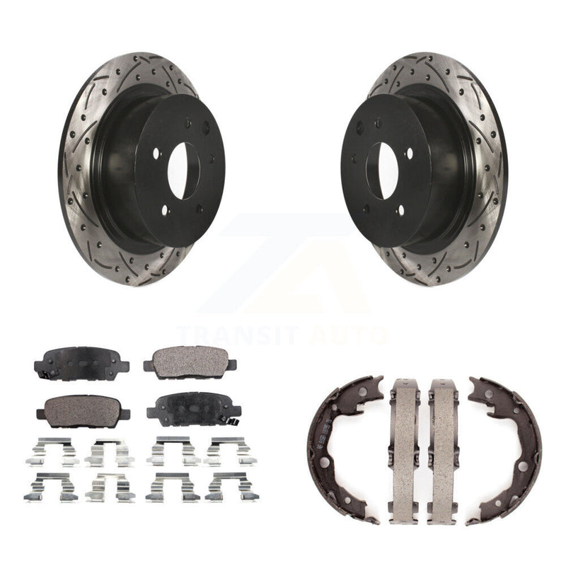 Transit Auto KDF-101450 Disc Brake Kit for 2007-2019 Nissan Juke, Nissan Sentra - Rear