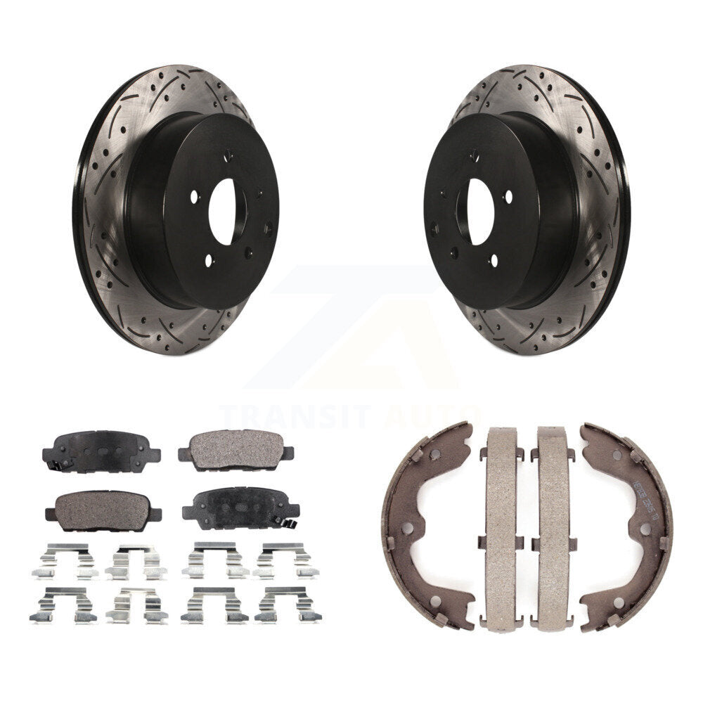 Transit Auto KDF-101454 Disc Brake Kit for 2003-2005 INFINITI FX35, INFINITI FX45 - Rear