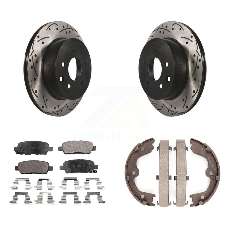 Transit Auto KDF-101456 Disc Brake Kit for 2003-2005 INFINITI G35, Nissan 350Z - Rear