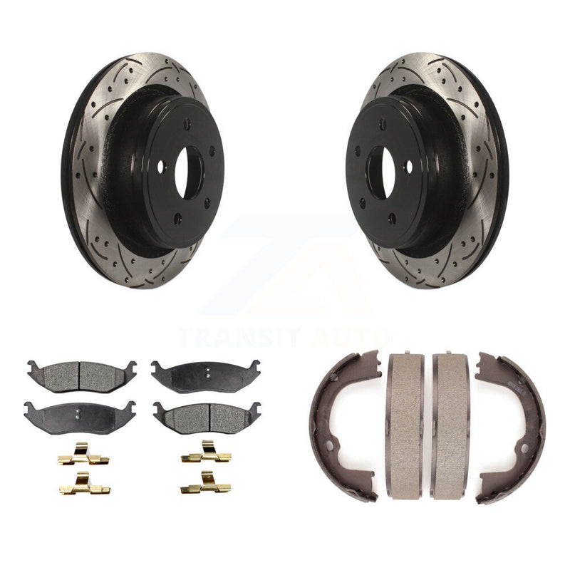 Transit Auto KDF-101459 Disc Brake Kit for 2007-2021 Ram 1500 Classic, Ram 1500 and More - Rear