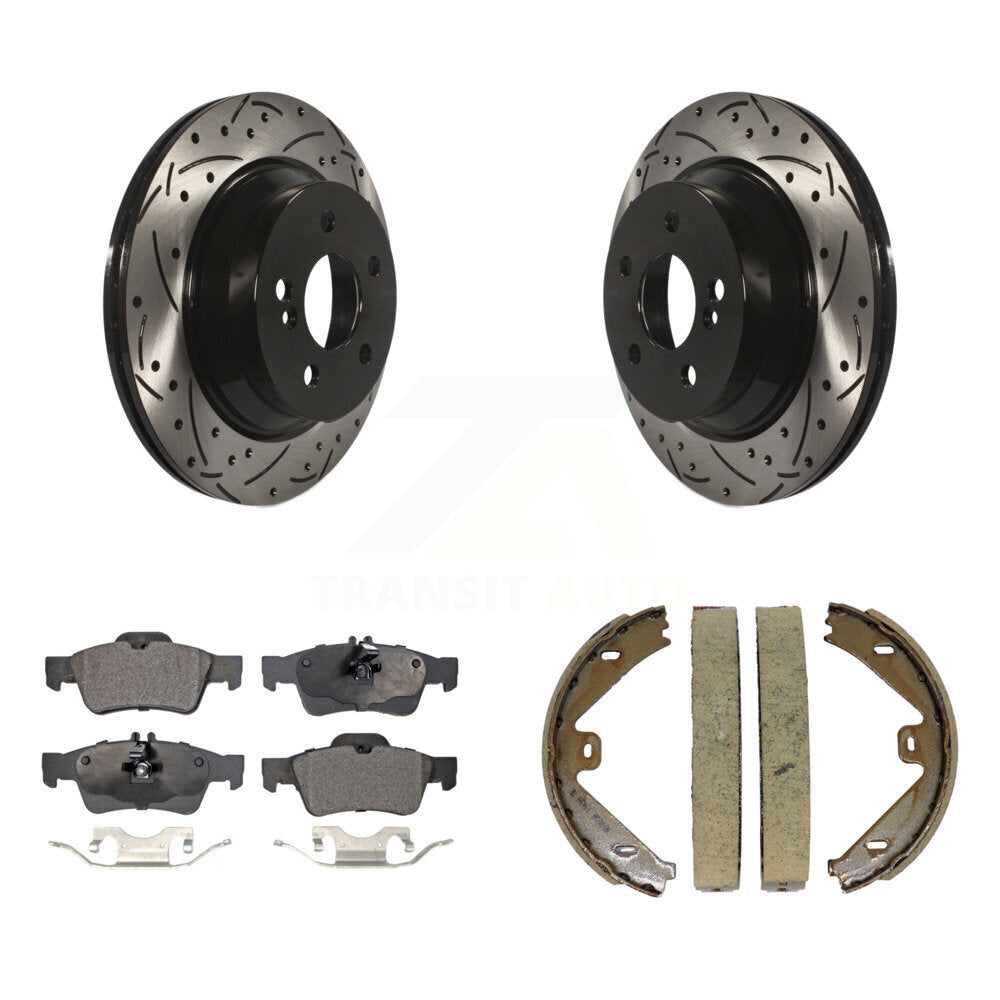 Transit Auto KDF-101463 Disc Brake Kit for 2010-2016 Mercedes-Benz E350, Mercedes-Benz E400, Mercedes-Benz CLS400 - Rear