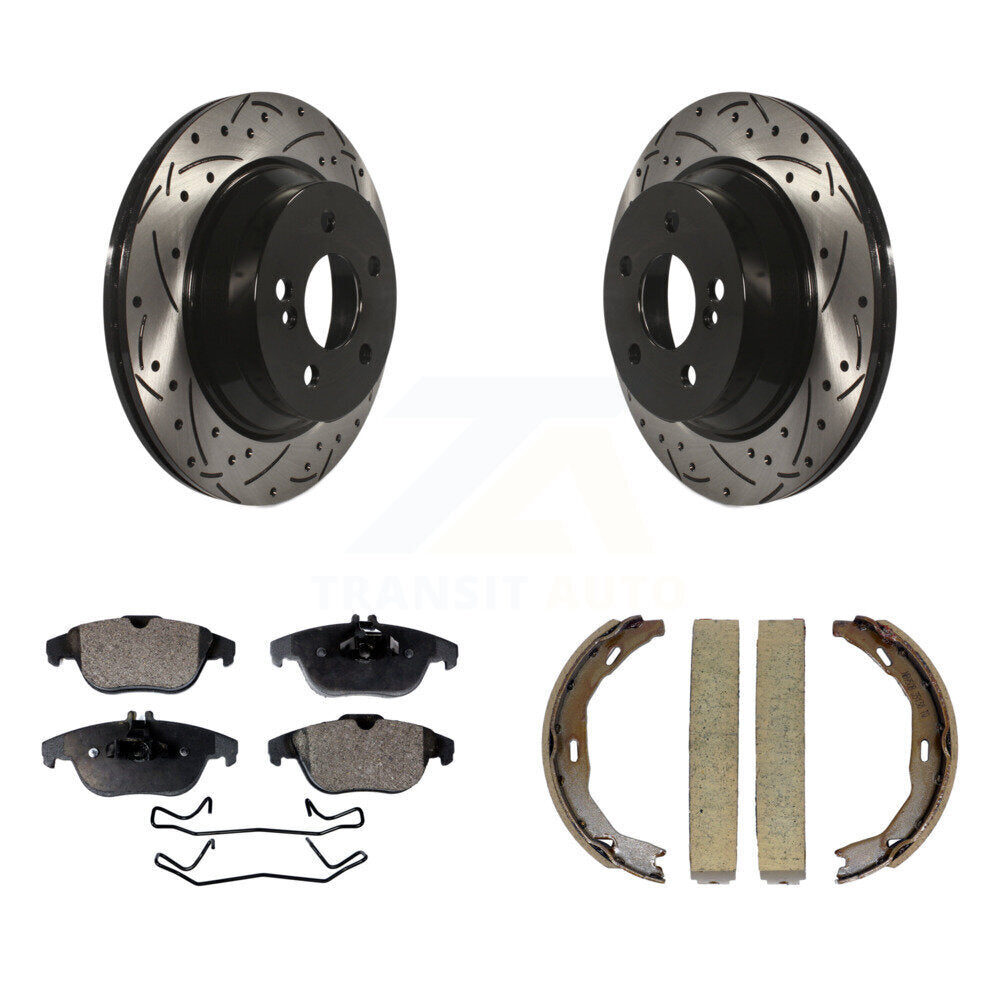 Transit Auto KDF-101466 Disc Brake Kit for 2010-2015 Mercedes-Benz E400, Mercedes-Benz E350 - Rear