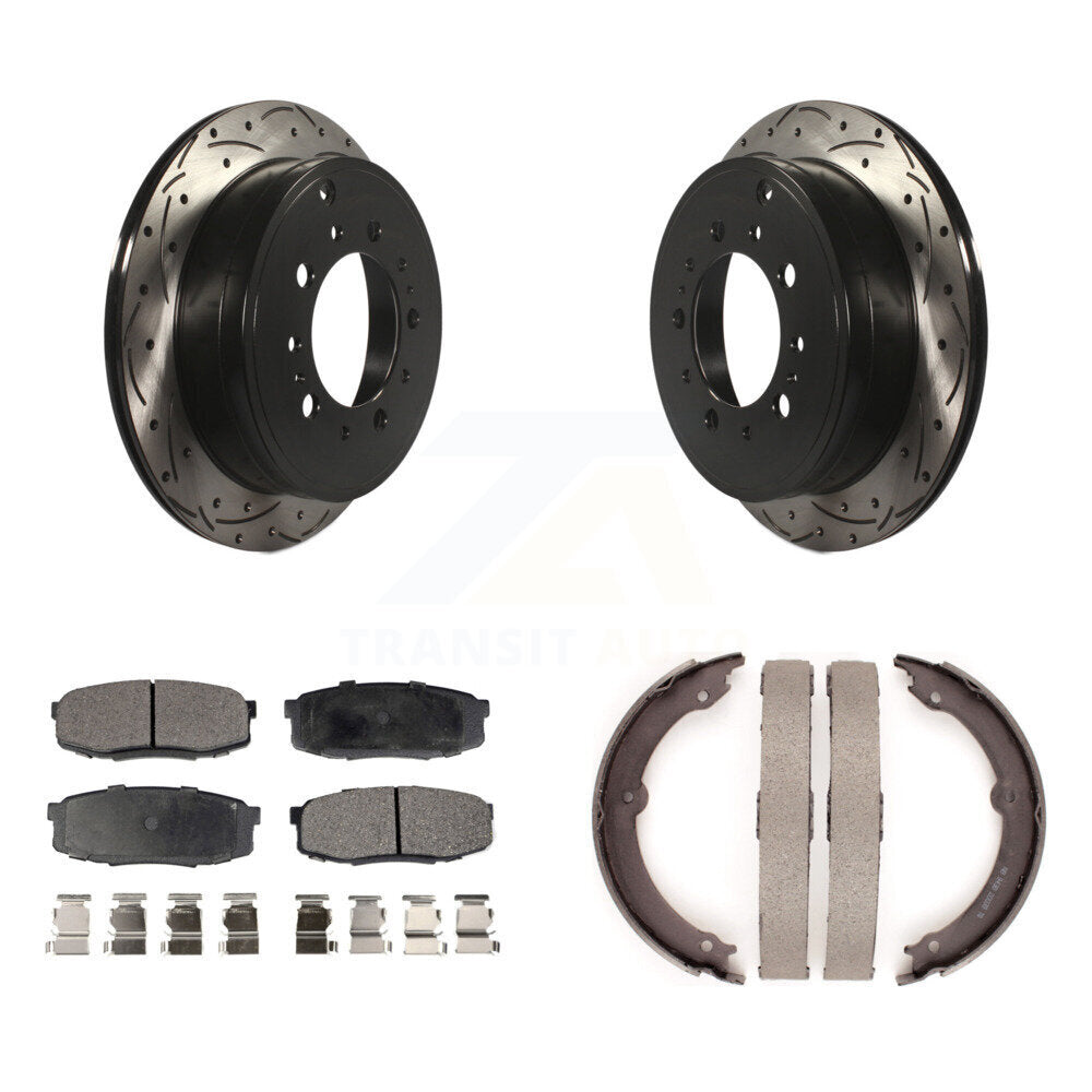 Transit Auto KDF-101471 Disc Brake Kit for 2007-2021 Lexus LX570, Toyota Land Cruiser and More - Rear