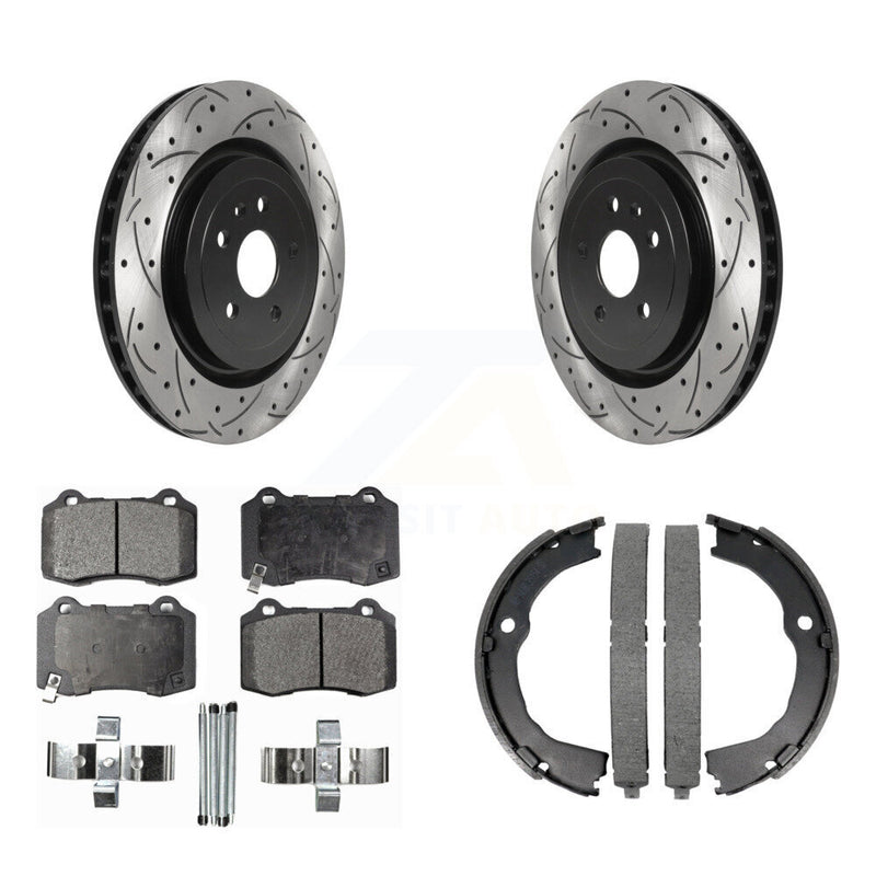 Transit Auto KDF-101472 Disc Brake Kit for 2009-2015 Cadillac CTS, Chevrolet Camaro - Rear