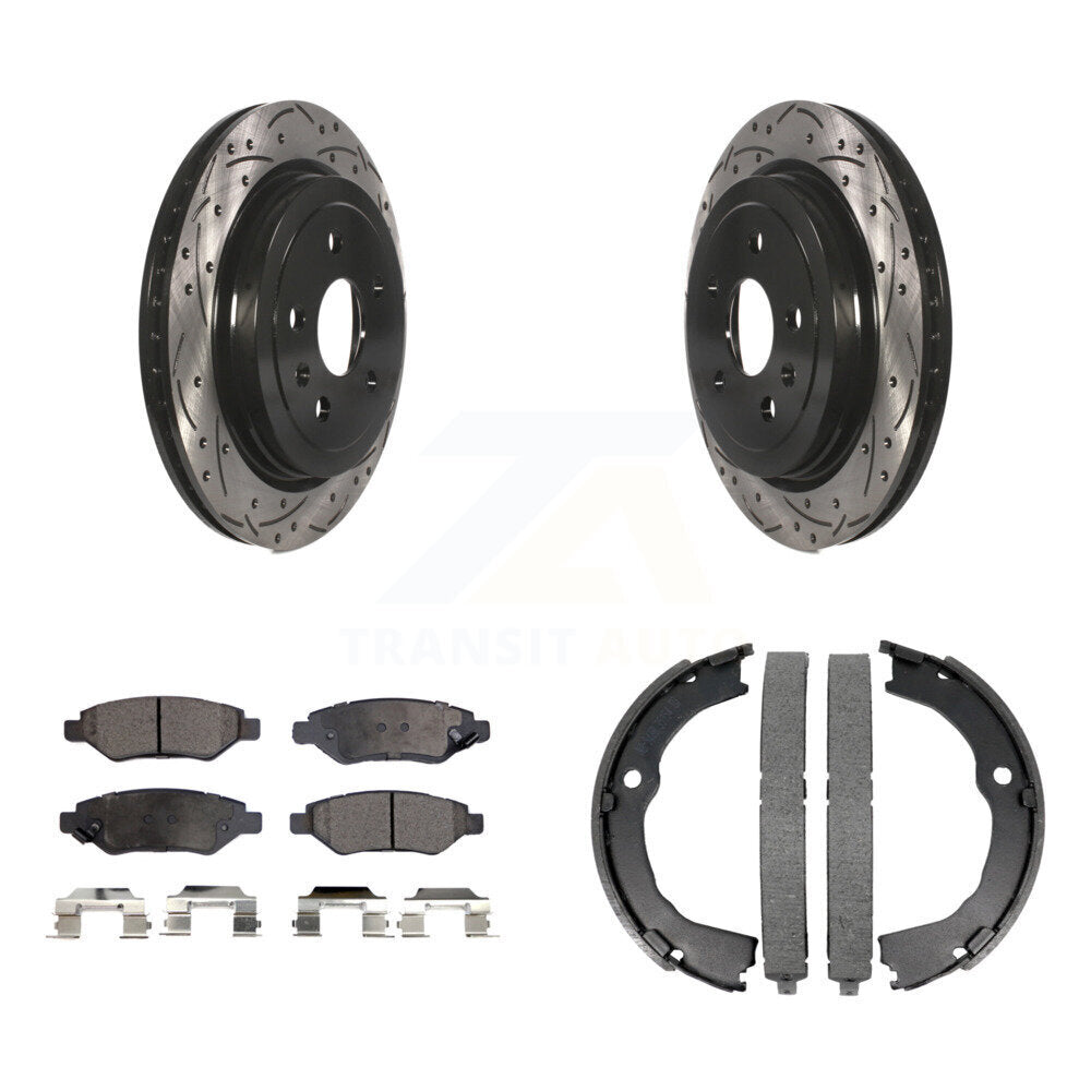 Transit Auto KDF-101473 Disc Brake Kit for 2008-2015 Cadillac CTS, Chevrolet Camaro - Rear