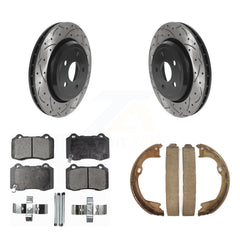 Transit Auto KDF-101474 Disc Brake Kit for 2012-2022 Dodge Durango, Jeep Grand Cherokee - Rear