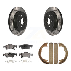Transit Auto KDF-101476 Disc Brake Kit for 2011-2022 Jeep Grand Cherokee WK, Dodge Durango, Jeep Grand Cherokee - Rear