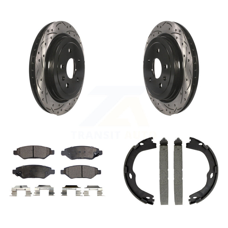 Transit Auto KDF-101478 Disc Brake Kit for 2014 Cadillac CTS - Rear