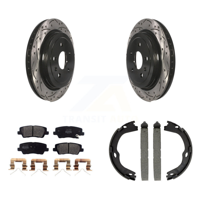 Transit Auto KDF-101480 Disc Brake Kit for 2016-2019 Cadillac CTS - Rear