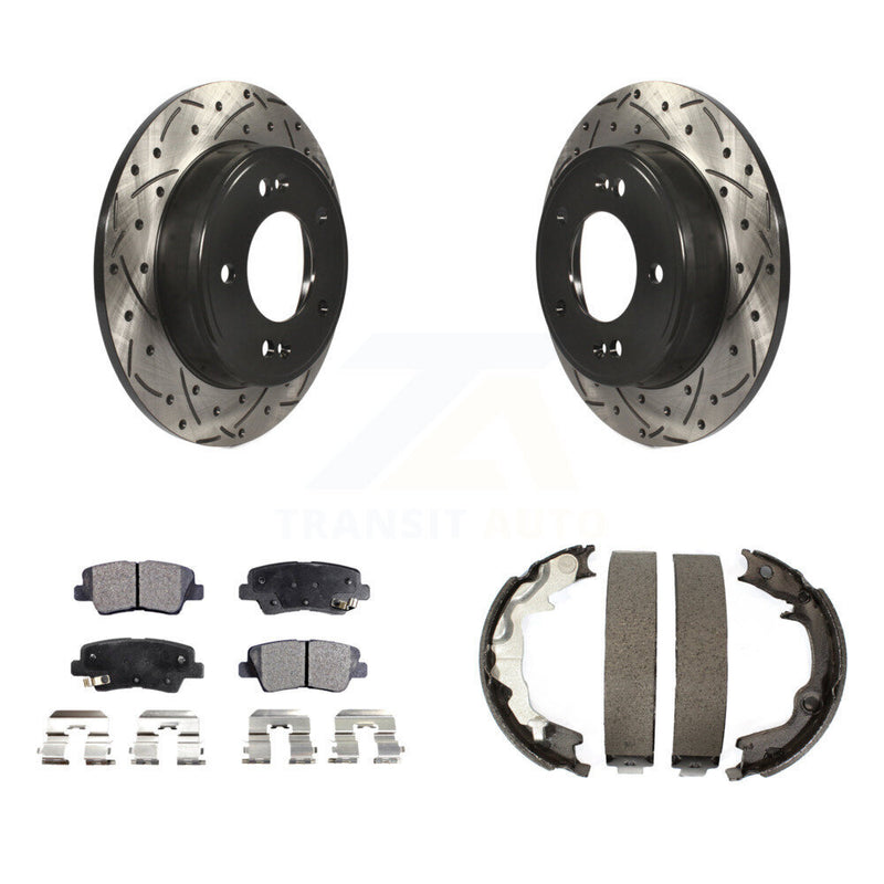 Transit Auto KDF-101482 Disc Brake Kit for 2014 Kia Forte, Kia Forte Koup - Rear