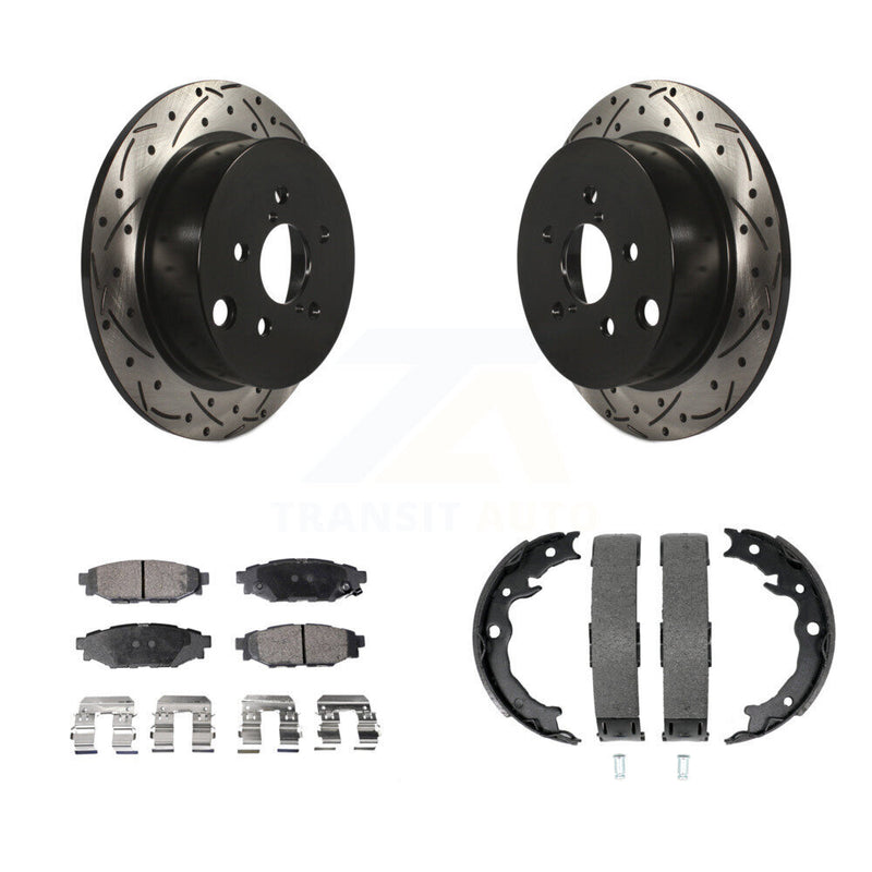 Transit Auto KDF-101485 Disc Brake Kit for 2012-2022 Subaru Crosstrek, Subaru Impreza and More - Rear