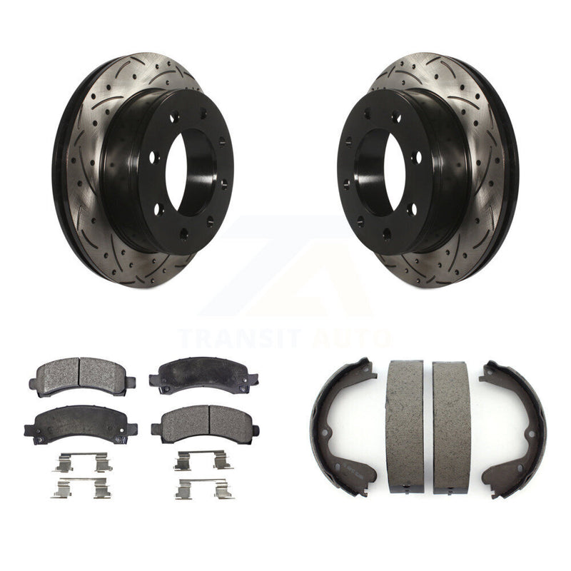 Transit Auto KDF-101491 Disc Brake Kit for 2008-2012 GMC Savana 3500 - Rear