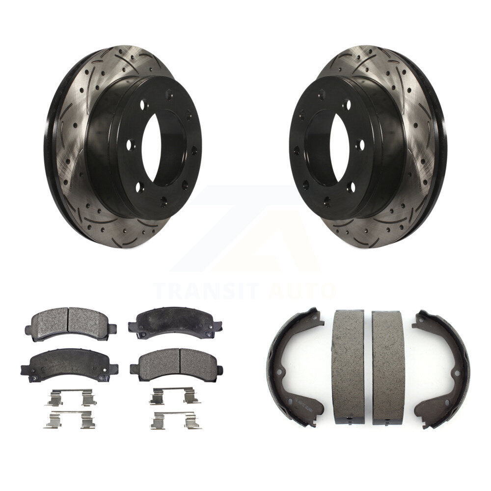 Transit Auto KDF-101492 Disc Brake Kit for 2012 GMC Savana 3500 - Rear