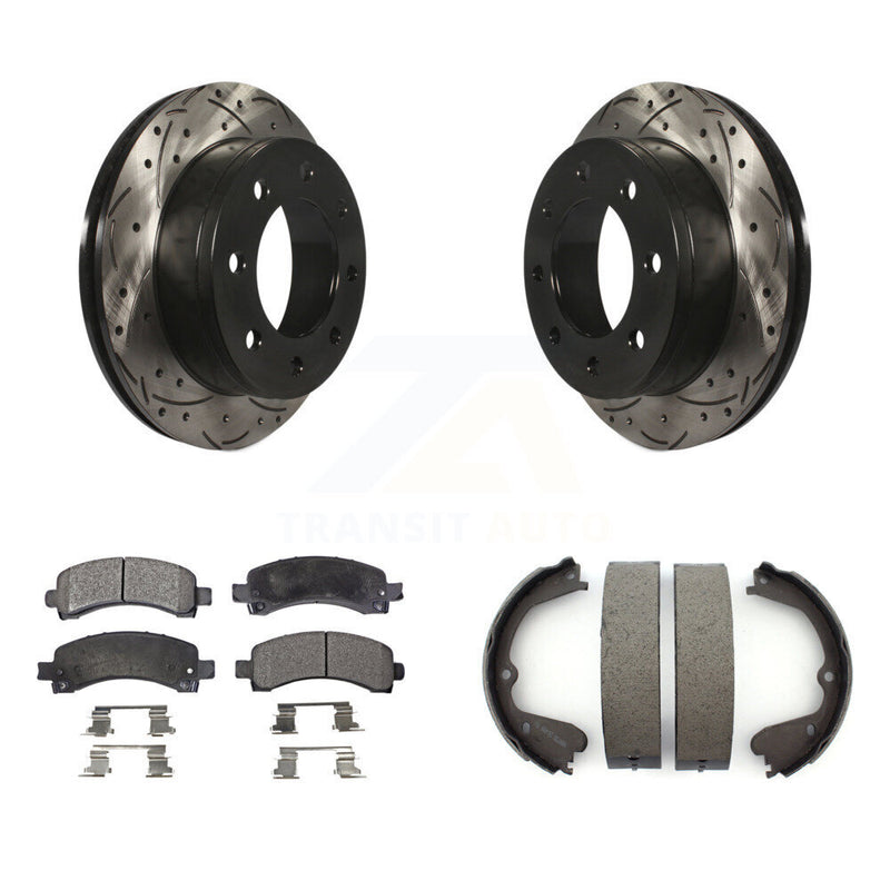 Transit Auto KDF-101492 Disc Brake Kit for 2012 GMC Savana 3500 - Rear