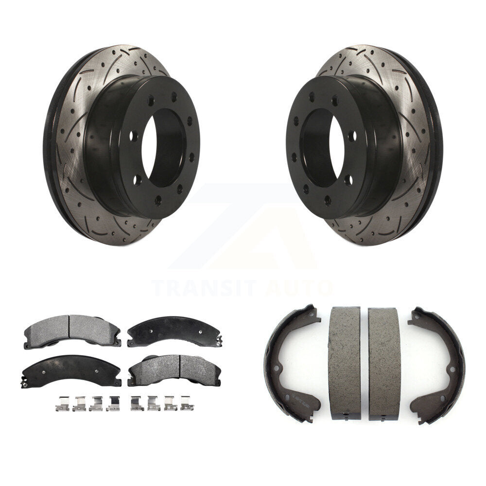 Transit Auto KDF-101494 Disc Brake Kit for 2010-2011 Chevrolet Express 4500 - Rear
