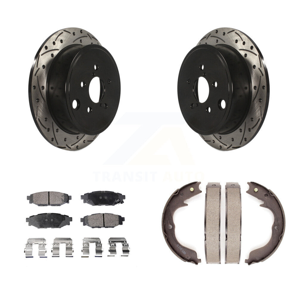 Transit Auto KDF-101500 Disc Brake Kit for 2008-2014 Subaru Impreza, Subaru Legacy and More - Rear