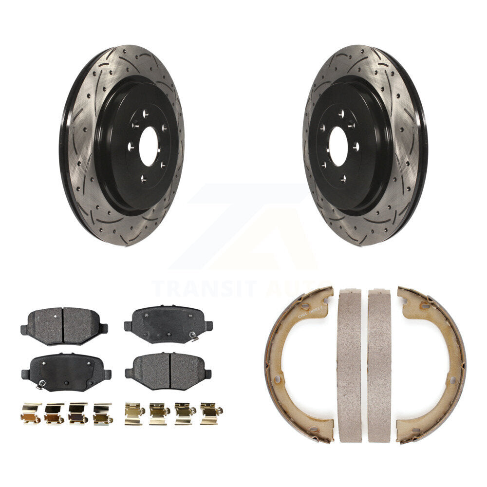 Transit Auto KDF-101505 Disc Brake Kit for 2013-2016 Lincoln MKT - Rear