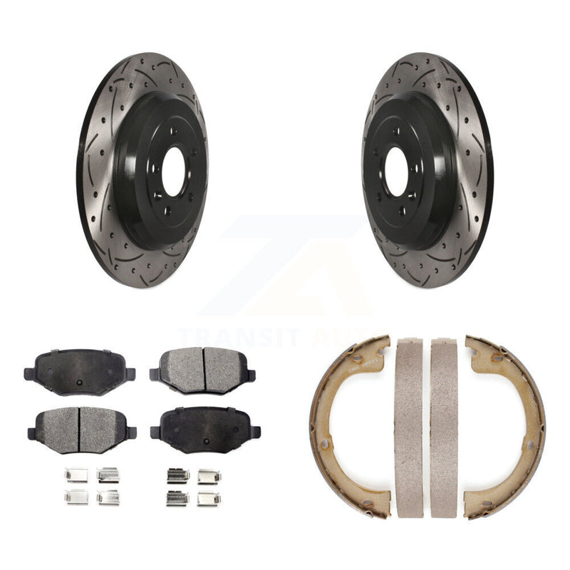 Transit Auto KDF-101506 Disc Brake Kit for 2010-2019 Lincoln MKT - Rear