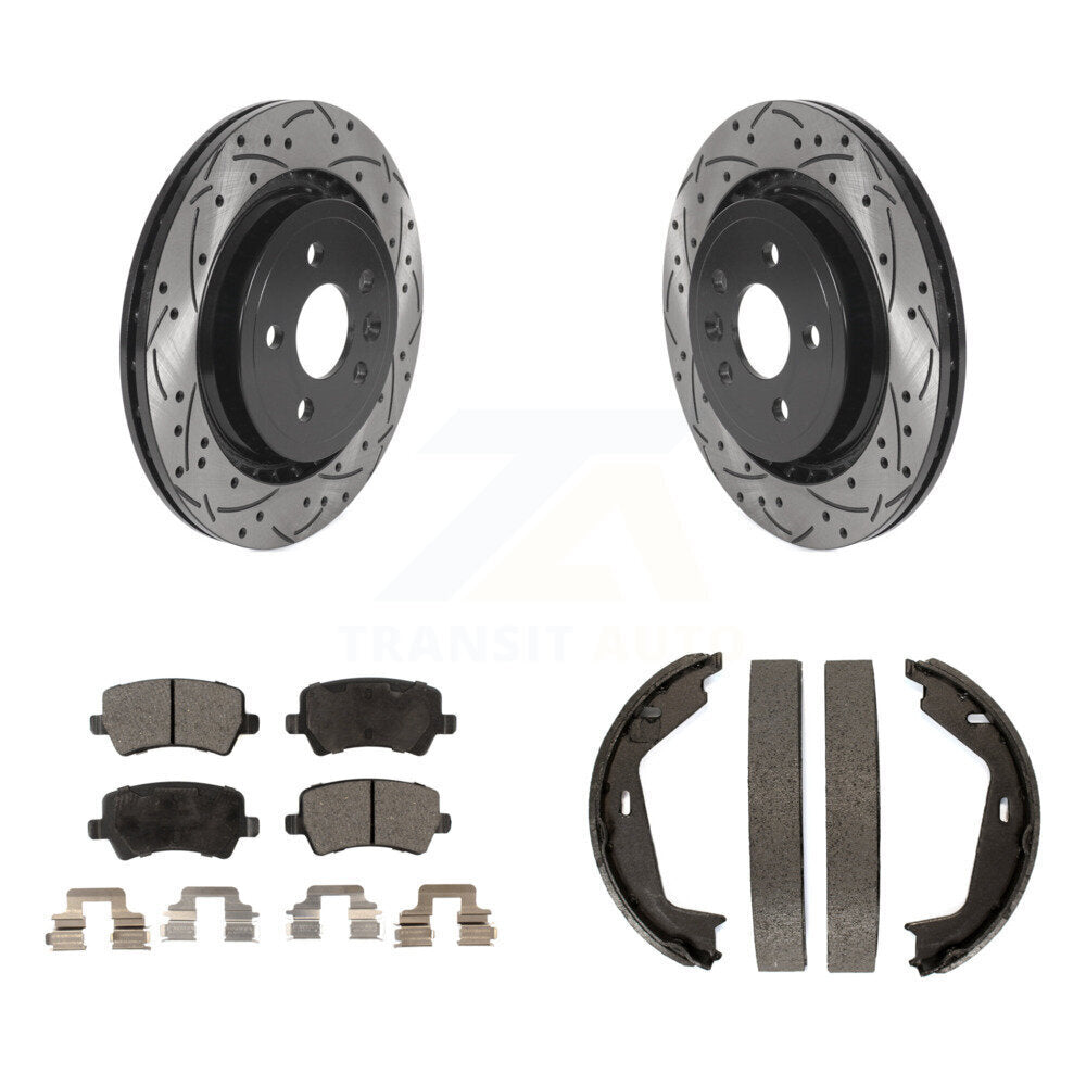 Transit Auto KDF-101507 Disc Brake Kit for 2007-2009 Volvo S80 - Rear