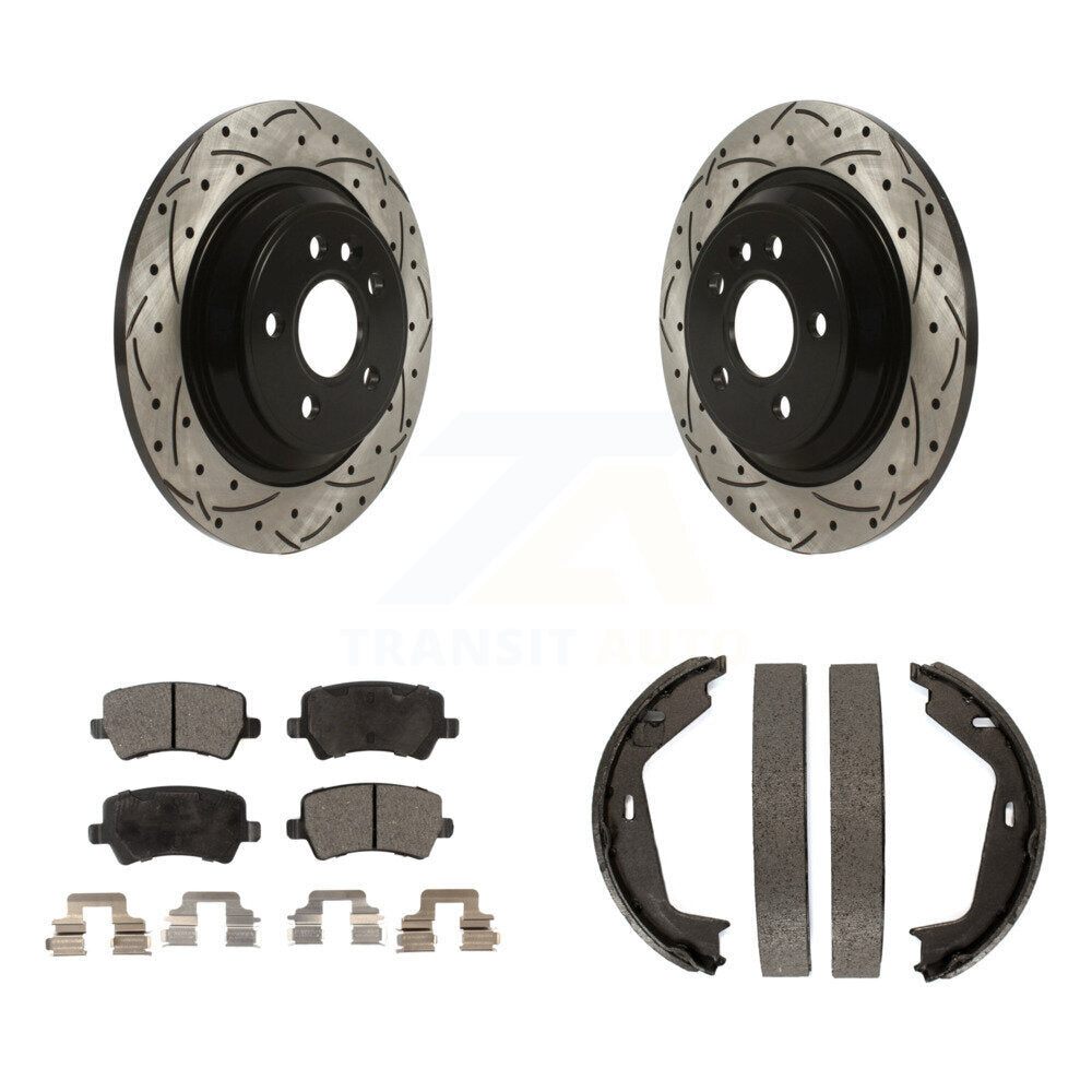 Transit Auto KDF-101508 Disc Brake Kit for 2007-2009 Volvo S80 - Rear