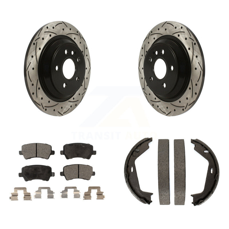Transit Auto KDF-101508 Disc Brake Kit for 2007-2009 Volvo S80 - Rear