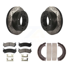 Transit Auto KDF-101514 Disc Brake Kit for 1999-2010 Chevrolet Suburban 2500, GMC Sierra 3500 HD and More - Rear