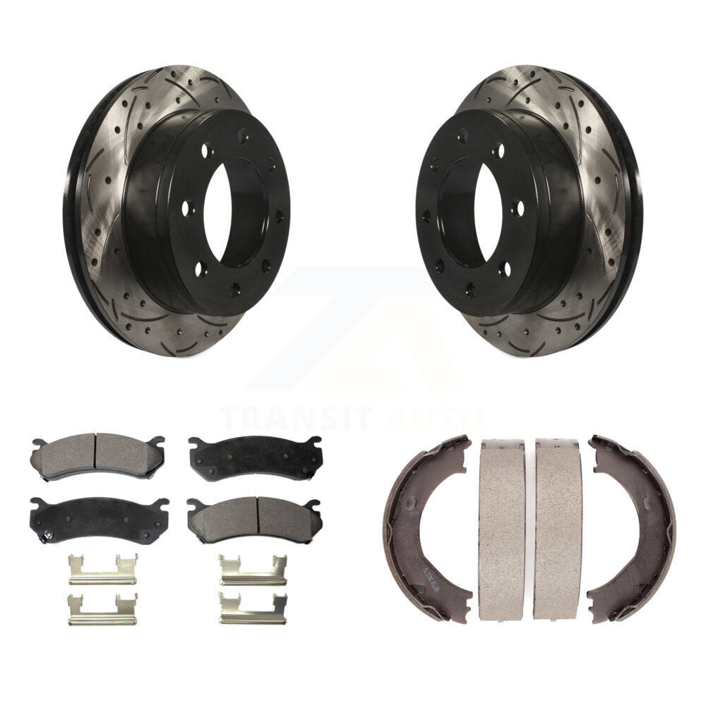 Transit Auto KDF-101515 Disc Brake Kit for 1999-2009 Chevrolet Silverado 1500 HD Classic, Chevrolet Suburban 2500 and More - Rear