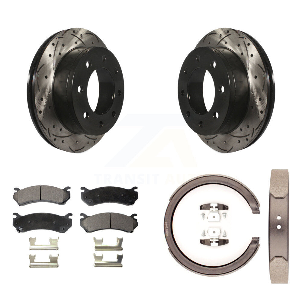 Transit Auto KDF-101516 Disc Brake Kit for 2001-2006 Chevrolet Silverado 1500 HD, GMC Sierra 1500 HD and More - Rear
