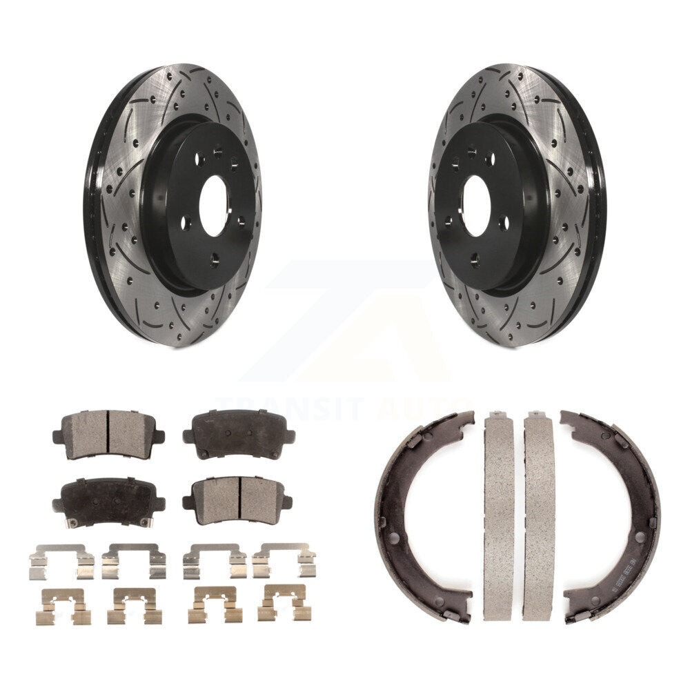 Transit Auto KDF-101520 Disc Brake Kit for 2014-2019 Cadillac XTS - Rear
