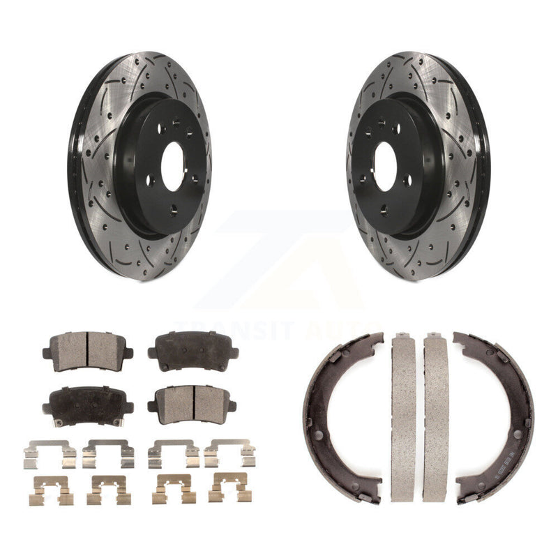 Transit Auto KDF-101520 Disc Brake Kit for 2014-2019 Cadillac XTS - Rear
