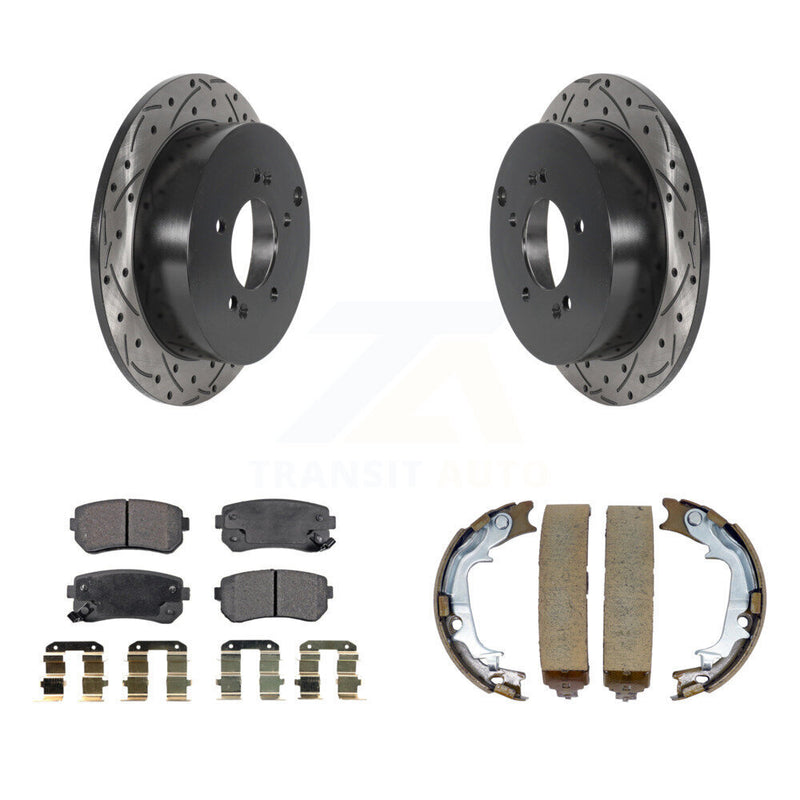 Transit Auto KDF-101524 Disc Brake Kit for 2010-2016 Kia Sportage, Hyundai Tucson - Rear