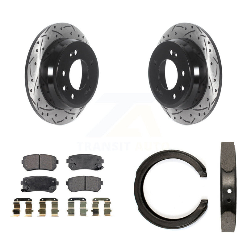 Transit Auto KDF-101525 Disc Brake Kit for 2011-2016 Kia Sportage - Rear