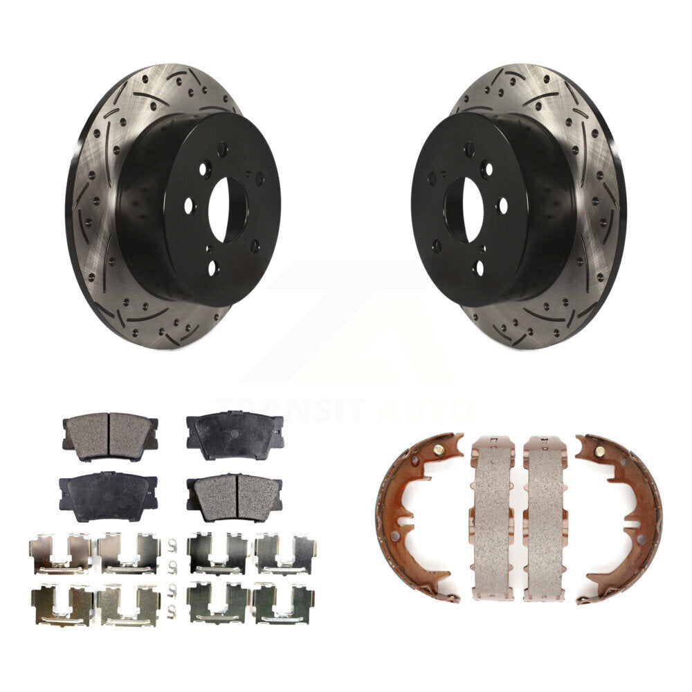 Transit Auto KDF-101526 Disc Brake Kit for 2007-2012 Toyota Avalon, Lexus ES350, Toyota Camry - Rear