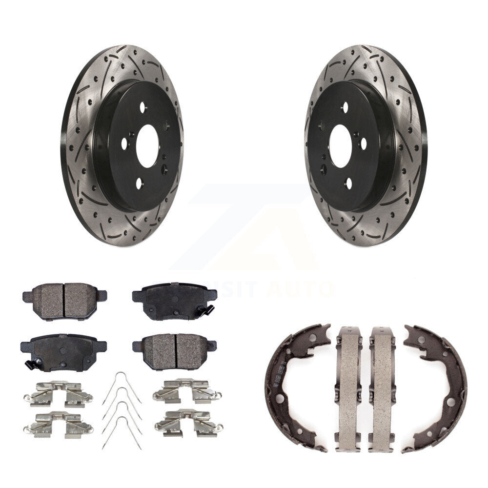 Transit Auto KDF-101529 Disc Brake Kit for 2009-2012 Pontiac Vibe, Toyota Matrix - Rear