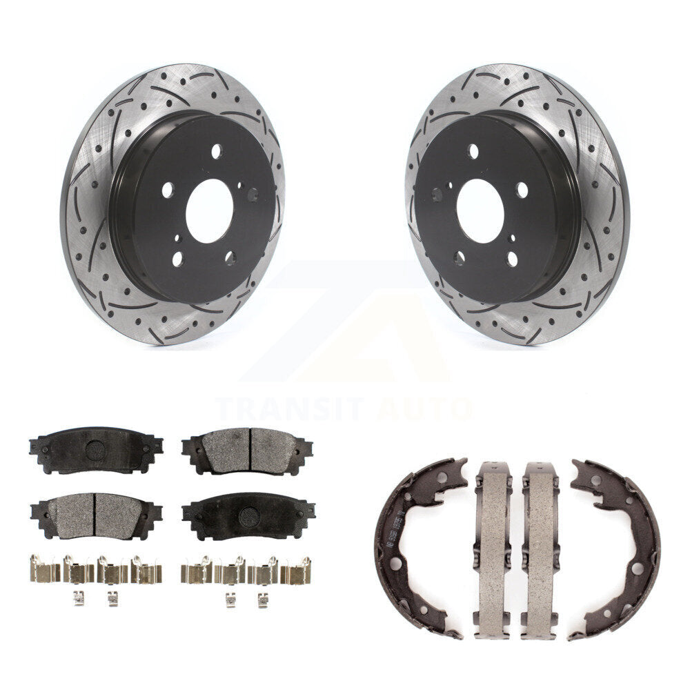 Transit Auto KDF-101531 Disc Brake Kit for 2018-2023 Toyota Camry, Toyota RAV4 - Rear