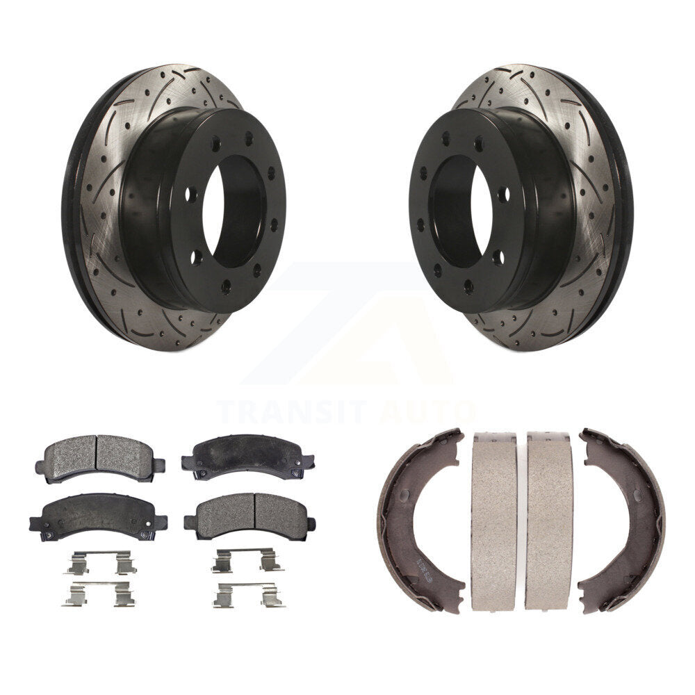 Transit Auto KDF-101536 Disc Brake Kit for 2003-2008 Chevrolet Express 2500, GMC Savana 2500 and More - Rear