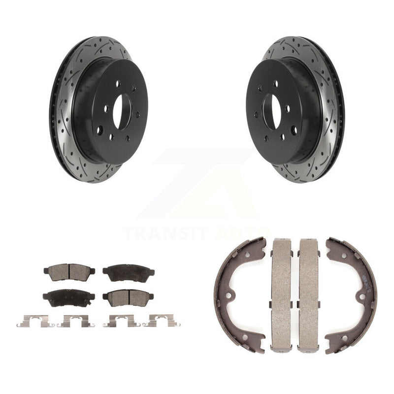 Transit Auto KDF-101542 Disc Brake Kit for 2005-2023 Nissan Xterra, Nissan Frontier - Rear