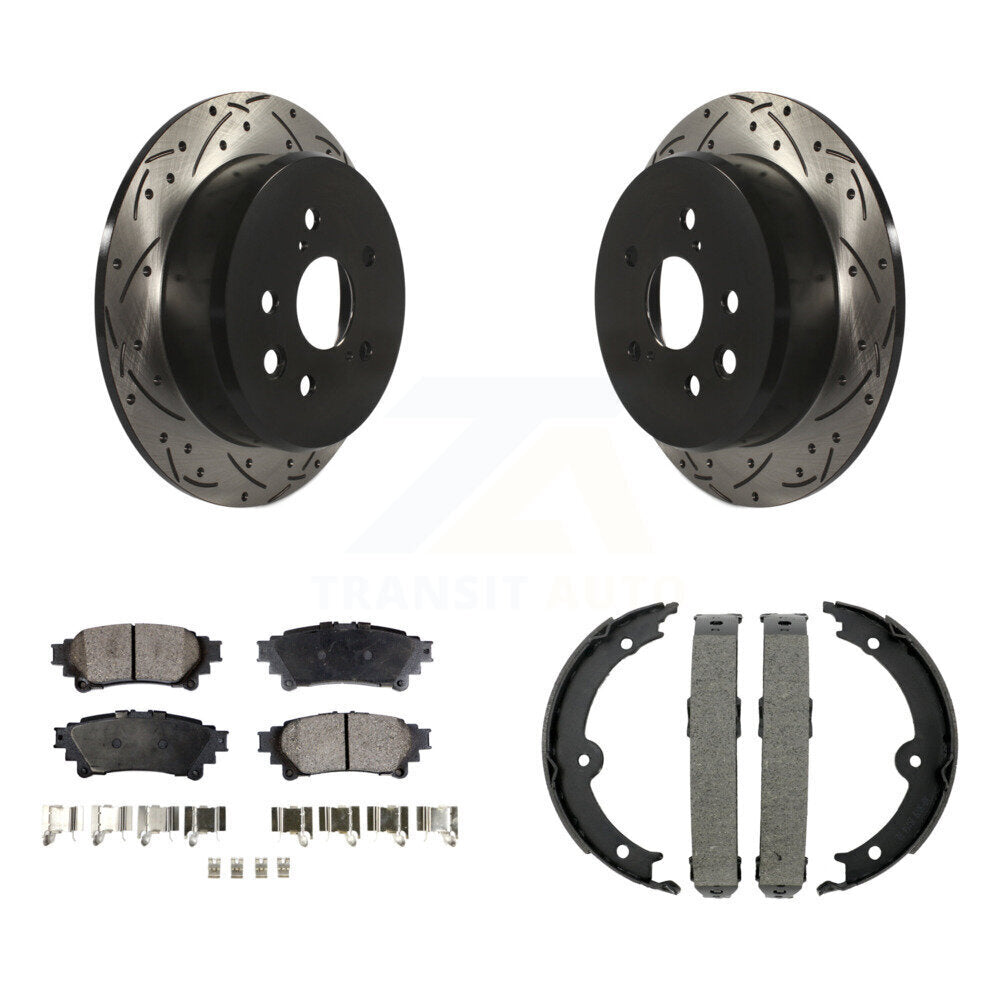 Transit Auto KDF-101543 Disc Brake Kit for 2014-2015 Lexus IS250 - Rear
