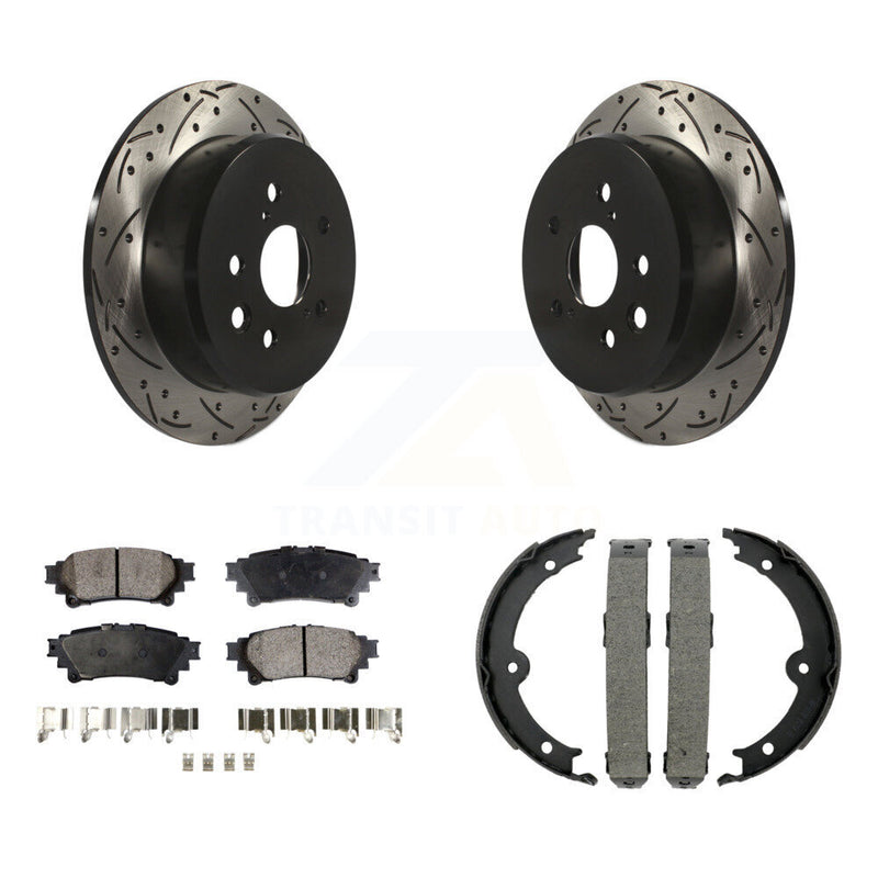 Transit Auto KDF-101543 Disc Brake Kit for 2014-2015 Lexus IS250 - Rear