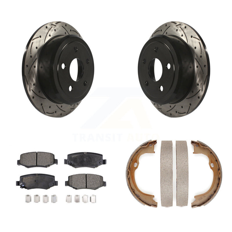 Transit Auto KDF-101544 Disc Brake Kit for 2007-2018 Jeep Wrangler JK, Jeep Wrangler - Rear