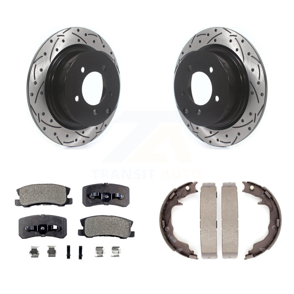 Transit Auto KDF-101551 Disc Brake Kit for 2007-2017 Jeep Compass, Jeep Patriot and More - Rear