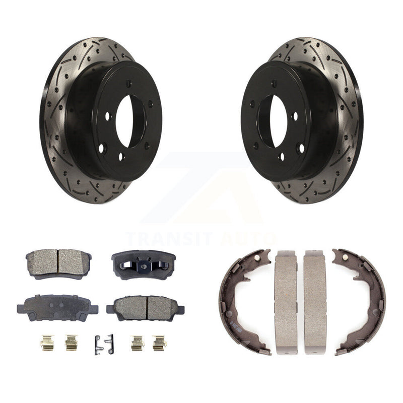 Transit Auto KDF-101552 Disc Brake Kit for 2007-2017 Jeep Compass, Jeep Patriot and More - Rear